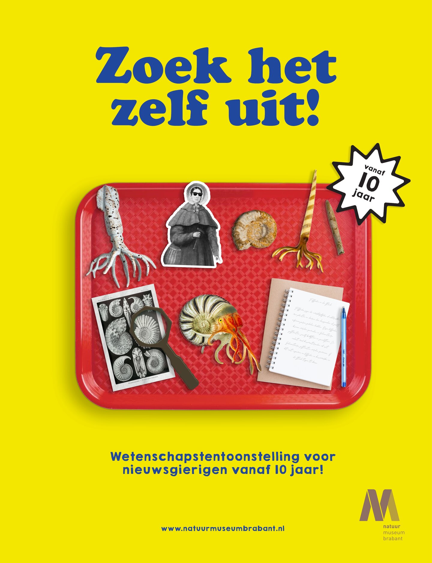 Poster Zoek het zelf uit Poster van de tentoonstelling 'Zoek het zelf uit!'