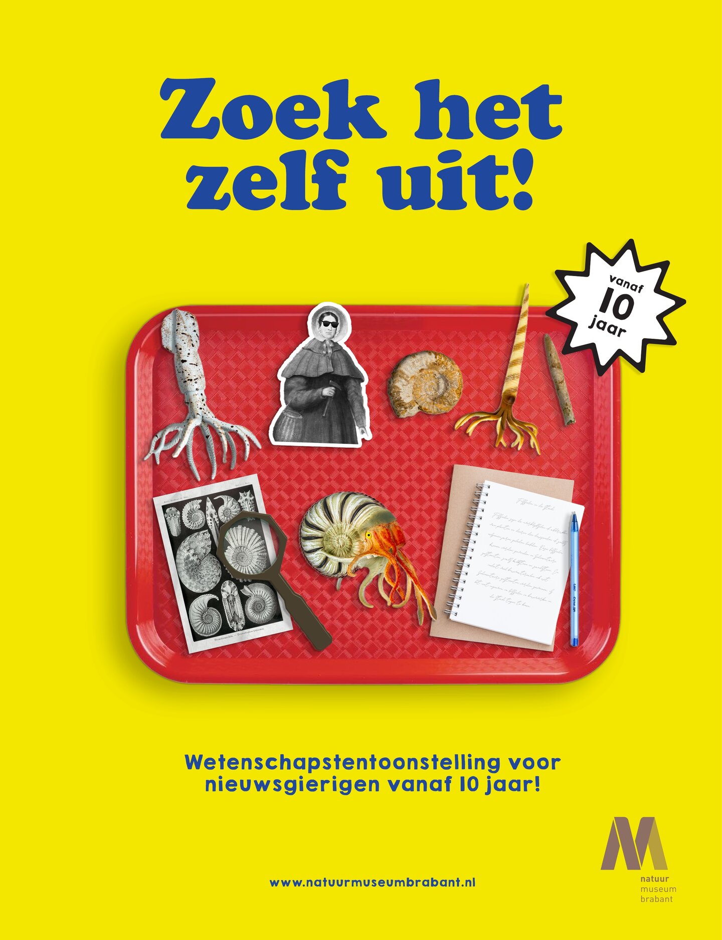 Poster van de tentoonstelling 'Zoek het zelf uit!'